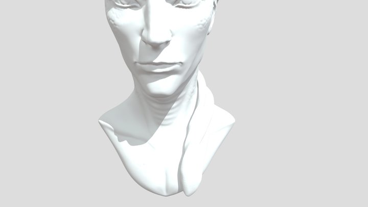 Yaretzi - yuan-ti bust model 3D Model