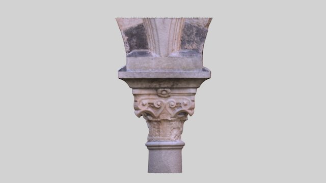 Basilica di Saccargia: test photoscan capitello 3D Model
