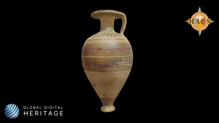 Greek Etrusco-Corinthian piriform aryballos