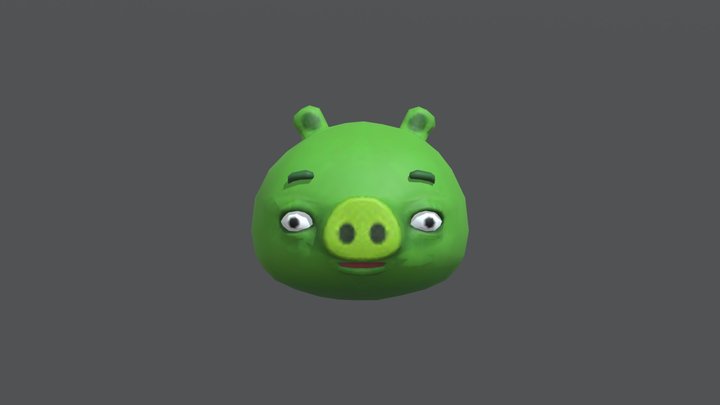rec room pig 3D Model