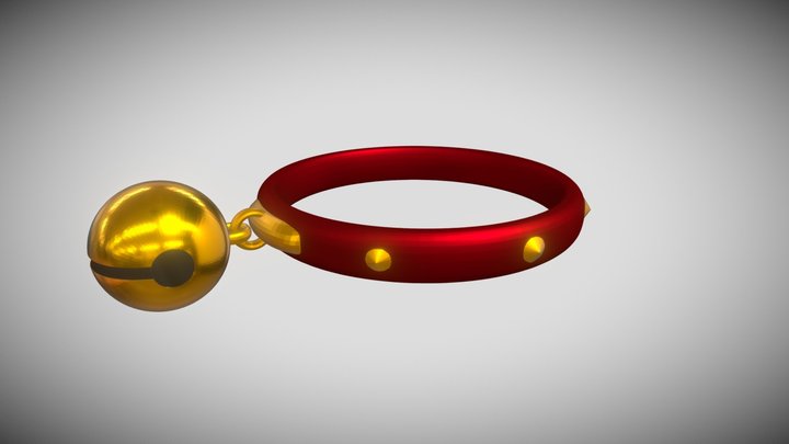 Glöckchen Halsband 3D Model