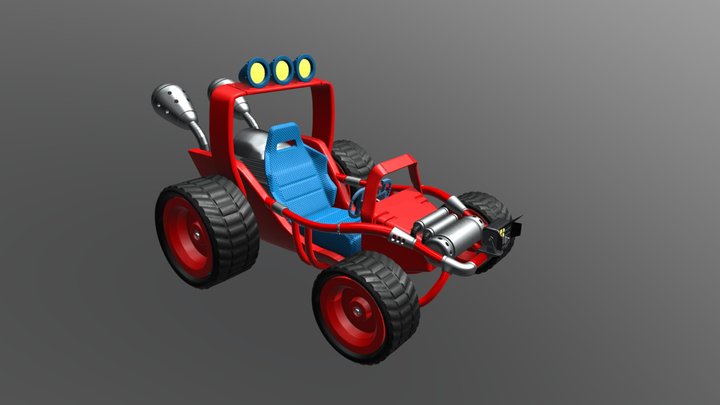 Concept Buggy 3D Model