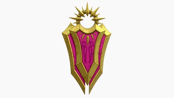 Classic Leona Shield 3D Model