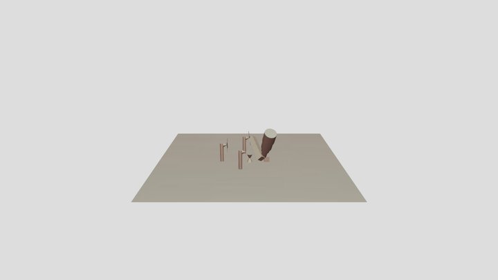 Bootcamp_ Model With Primitives 3D Model