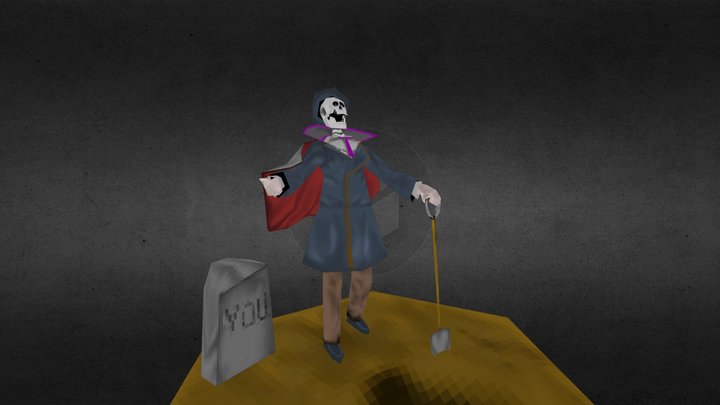 Indievault Halloween LPCC  Phantom manor's ghost 3D Model