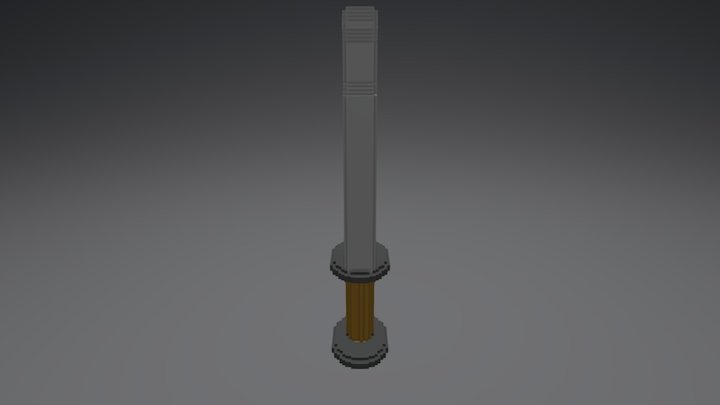 Mini Pekka Sword 3D Model