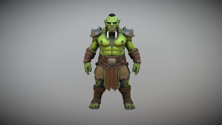Gorrmuk the Skullsplitter 3D Model