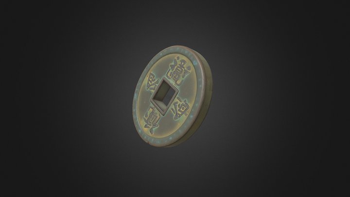 [FREE] 3d old Japanese and Chinese coin