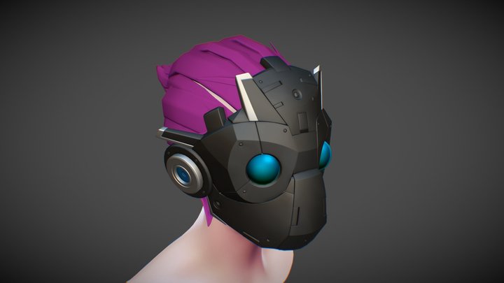 Scifi helmet 3D Model