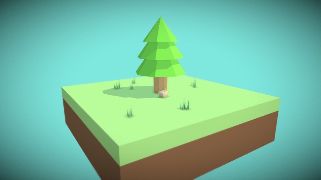 Late Picnic - Low Poly