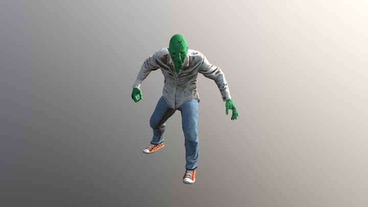 Sketch Fab Zombie Test 3D Model