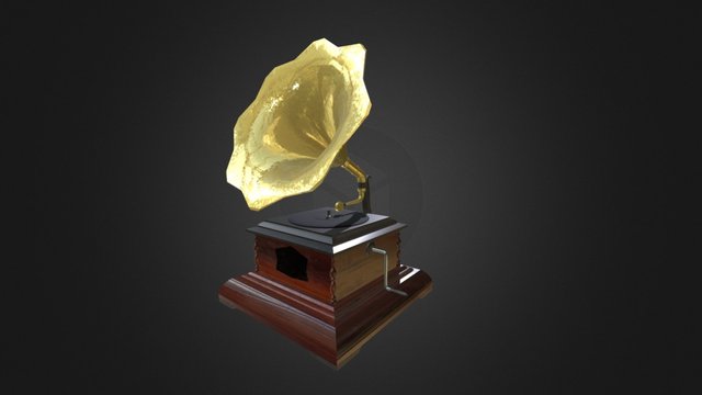 Gramophone 3D Model