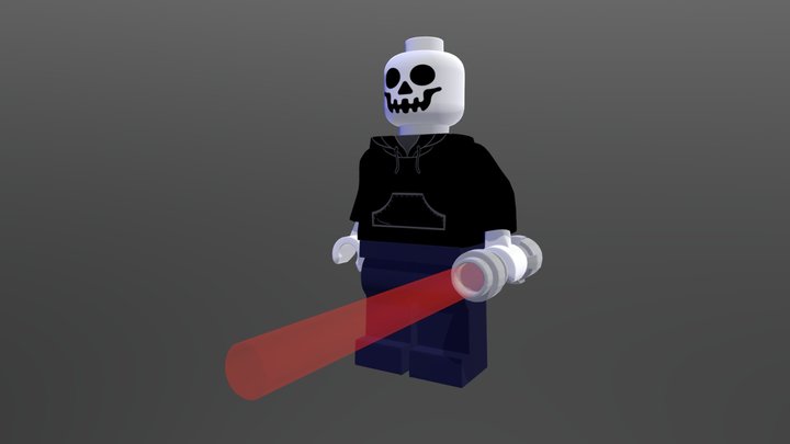 My inner spirit as a lego minifig 3D Model
