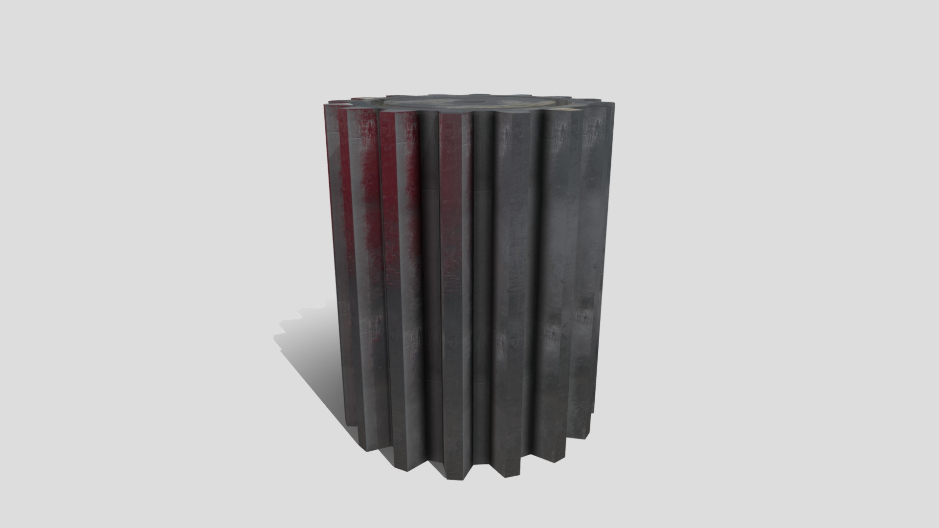 3D model Compound Gear - This is a 3D model of the Compound Gear. The 3D model is about a black rectangular object.