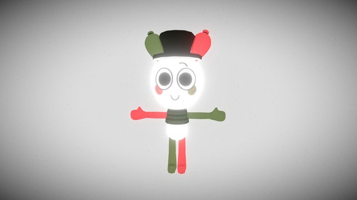 Dapperly_festive_looey_-_dandys_world 3D Model