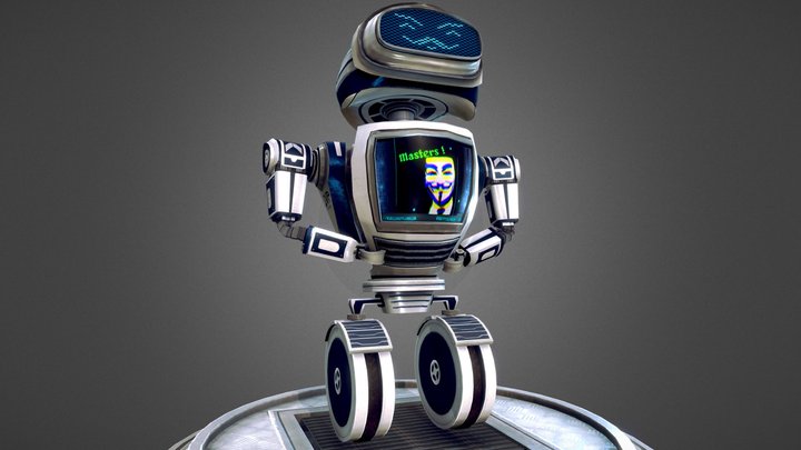A-Bot (Assistant-Bot) 3D Model