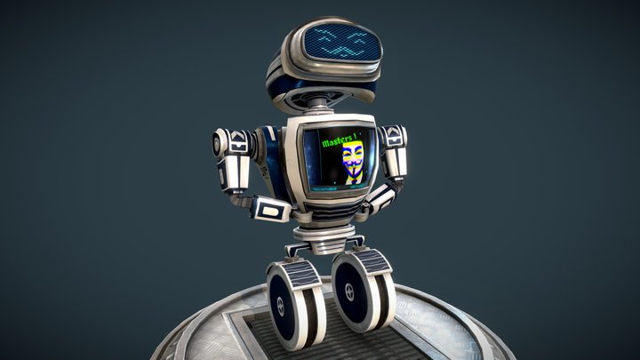A-Bot (Assistant-Bot) 3D Model