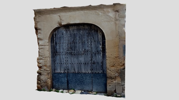 Old Door 02 3D Model