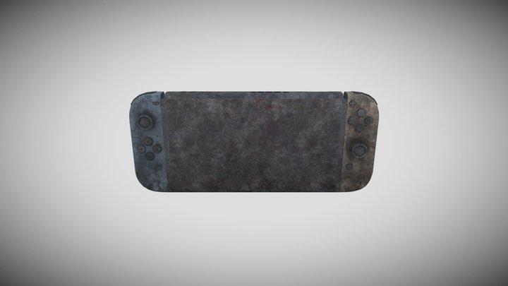 Post-Apocalyptic Nintendo Switch 3D Model