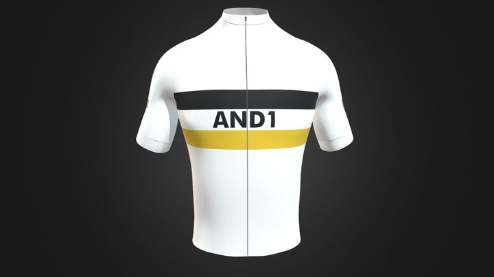 AND1 Jersey 3D Mockup 3D Model