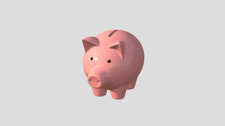Piggy Bank 3D Model