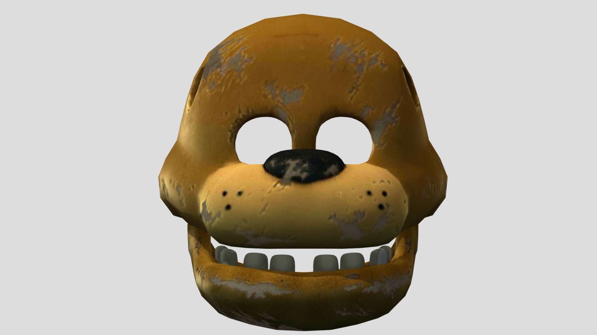 Freddy mask (FNAF AR) Download Free 3D model by gotbeans (owen