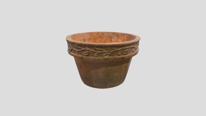 flower_pot_4K 3D Model