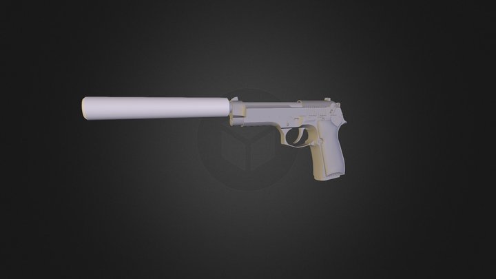 Weapon / Beretta M9 3D Model