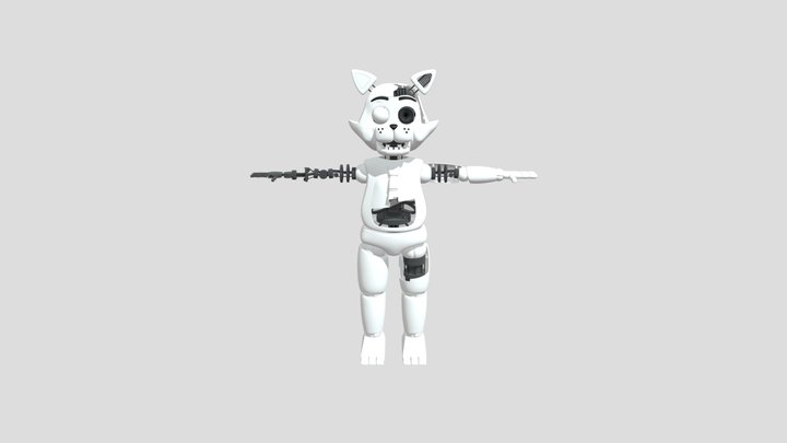 F Na C2 Withered Candy 3D Model