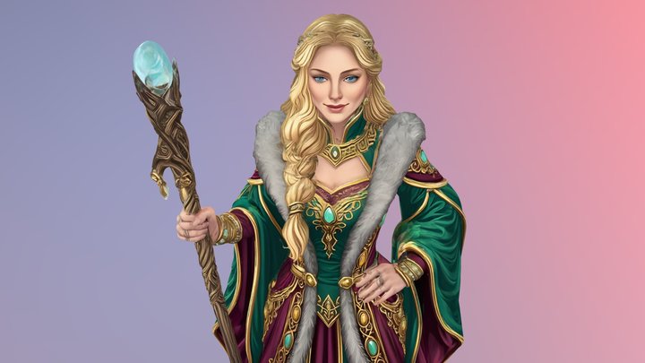 Emerald Enchantress – Gratis 3D-model STL