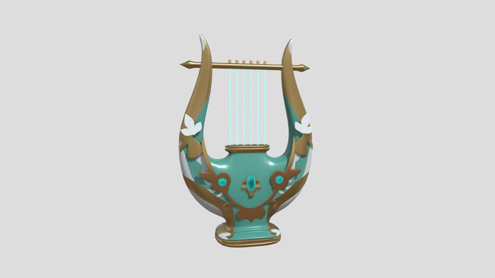 Holy Lyre del Himmel 3D Model
