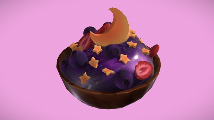 Galaxy Pudding 3D Model