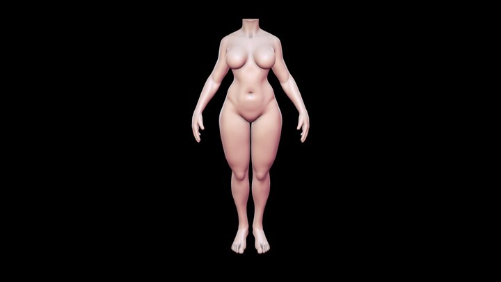 Female Body 02 3D Model