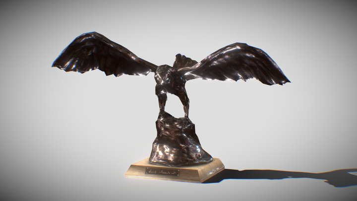 Eagle statue 3D Model
