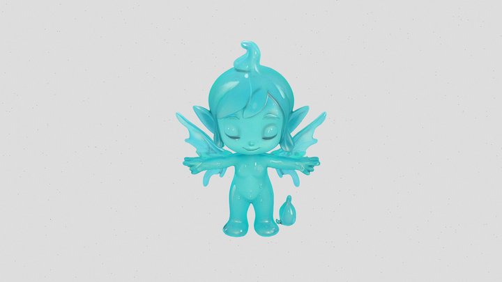 Water Sprite 3D Model