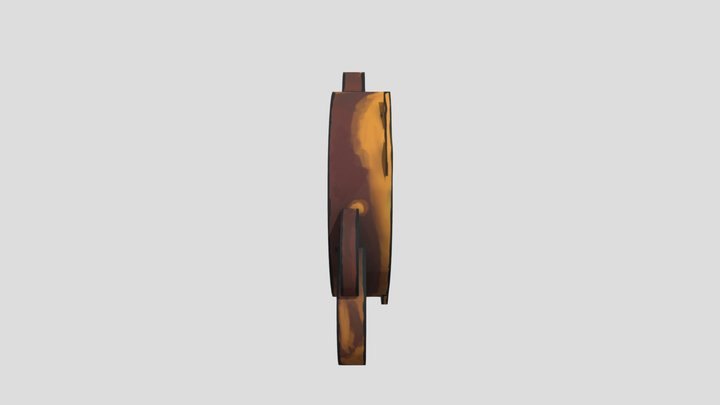 ZegarHandPaitend Texture 3D Model