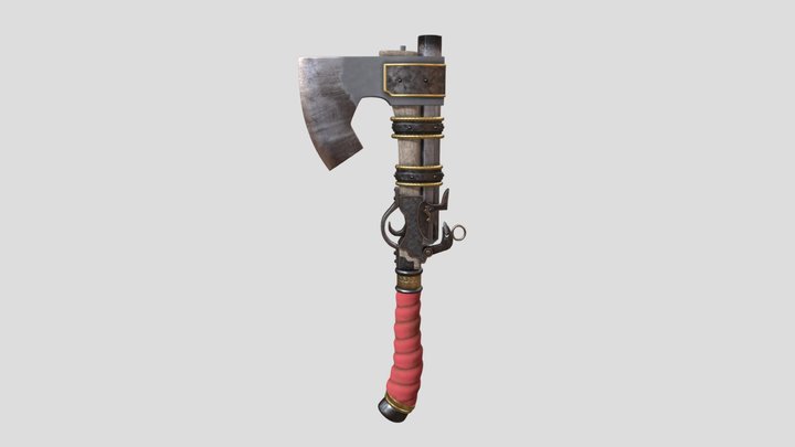 Axegun 3D Model