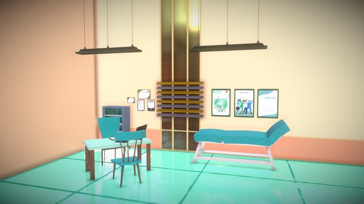 Doctor's Office Model 3D Model