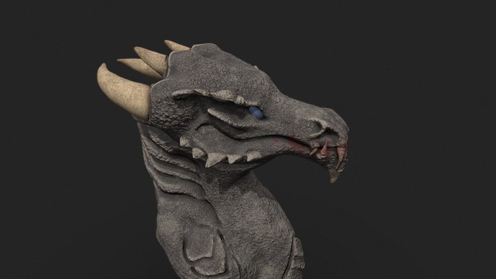 Dragon Bust 3D Model