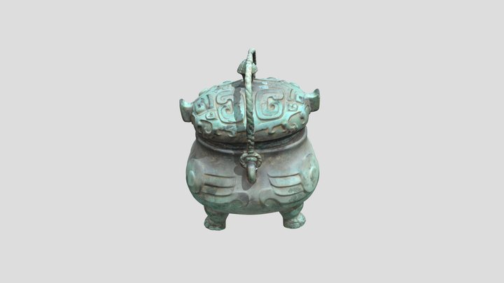 Wine utensils in ancient China 3D Model