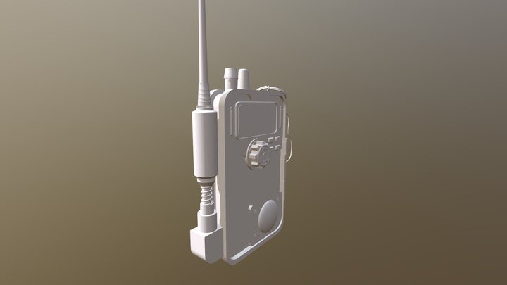 Army walkie Talkie 3D model Gaming Asset 3D Model