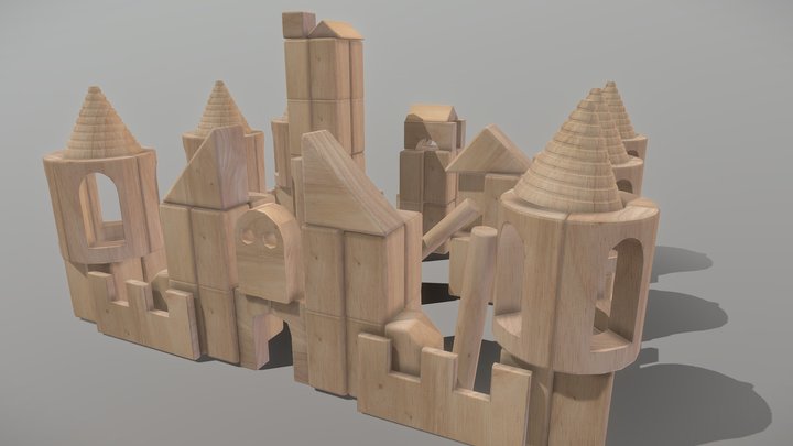 Jacob Crow - Week 7b Castle Assignment 3D Model