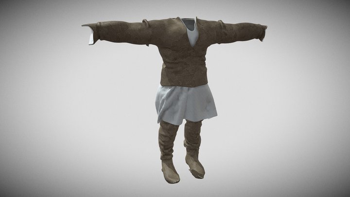 Kotardi+chausses+ Bruoch+Camisa 3D Model
