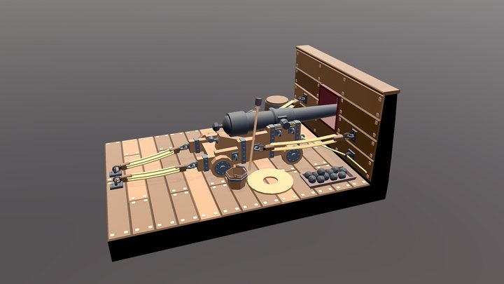 Cannone 3D Model