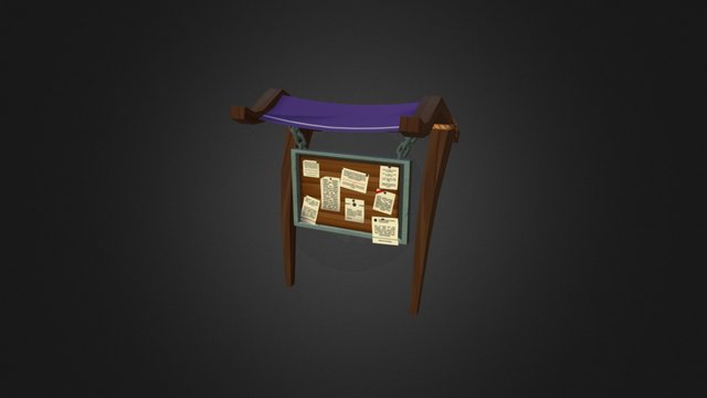 #Buddies Signboard 3D Model