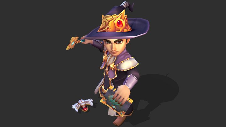 Wizard Robe 3D Model
