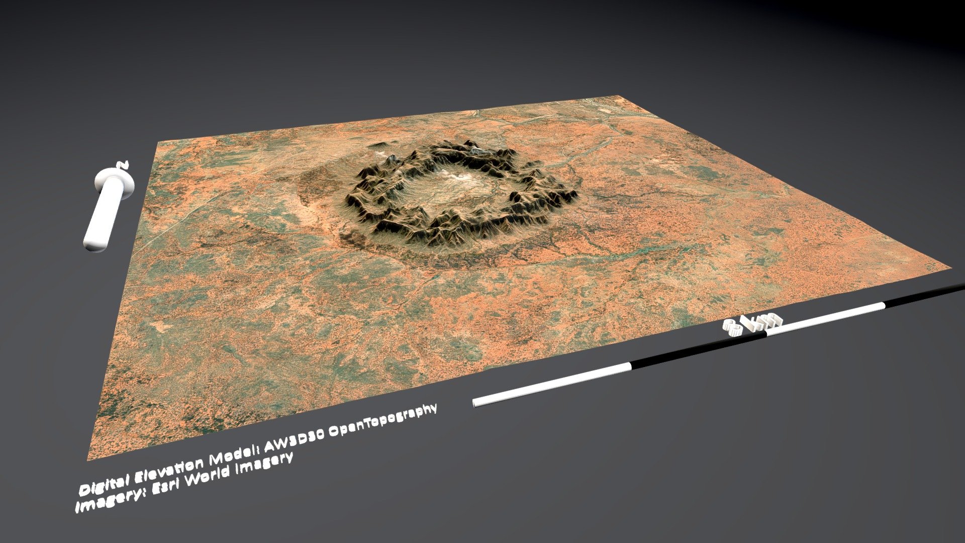 Gosses Bluff Impact Crater, Australia