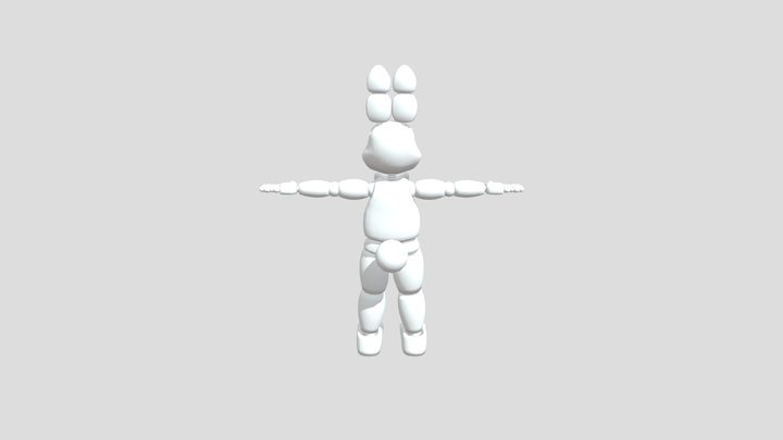 Withered Fredboyt Gamer 3D Model