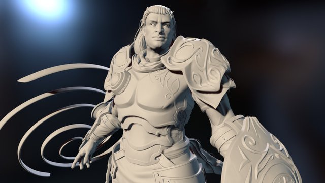 Gideon Planeswalker MTG 3D Model