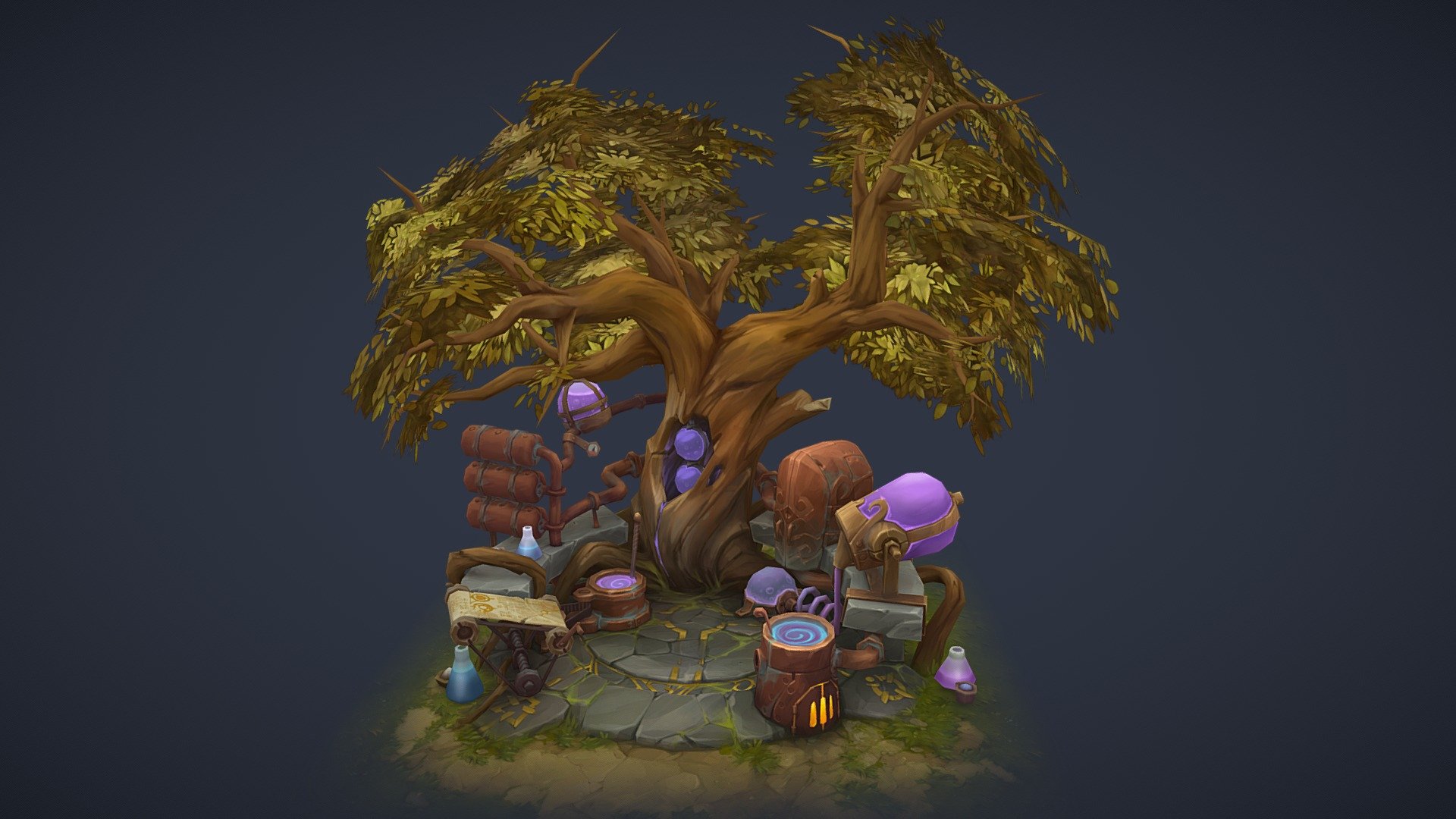 Last Outlander - Chemists Table. Level 3 - 3D model by Dima Ryazanov ...